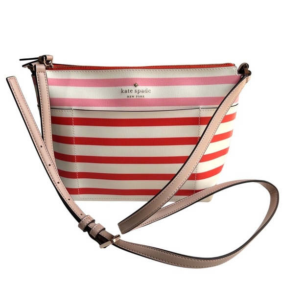 kate spade New York Patrice Tropical Stripe Crossbody Bag